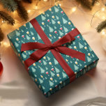 Christmas Wine Lover Wrapping Paper<br><div class="desc">This design may be personalised in the area provided by changing the photo and/or text. Or it can be customised by clicking Personalise this Template and then choosing the click to customise further option and delete or change the colour of the background, add text, change the text colour or style,...</div>