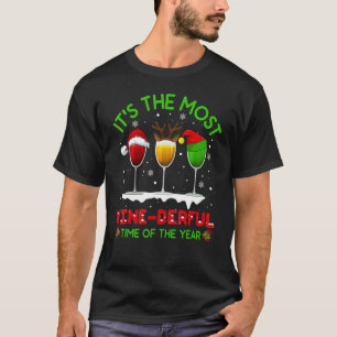Christmas Wine  Xmas Alcohol Pajama PJ Tops For Wo