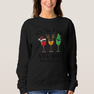 Christmas Wine  Xmas Alcohol Pajama Pj Tops For Wo