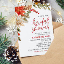 Christmas Winter Bridal Shower