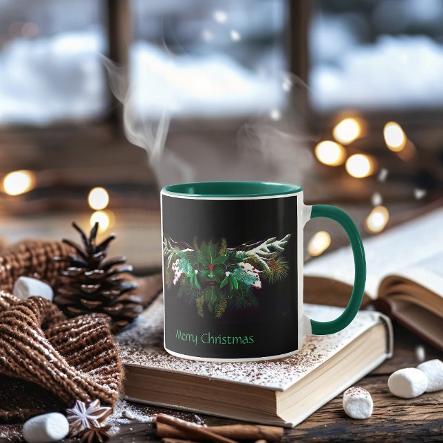 Christmas Winter Green Man Mug (Creator Uploaded)