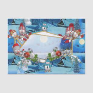 Christmas Winter Holiday Celebration Tissue Paper
