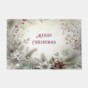 Christmas Winter Holiday Doormat