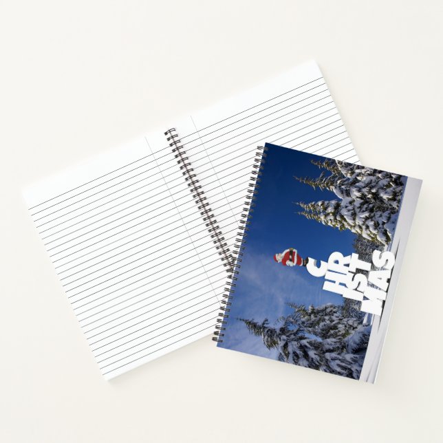 Christmas winter landscape notebook (Inside)