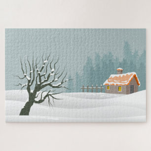 Christmas Winter Landscape Puzzle