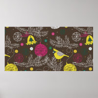 Christmas winter pattern