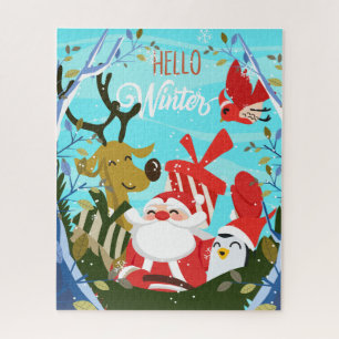 Christmas Winter Santa & Friends Puzzle