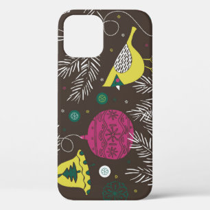 Christmas Winter: Seasonal Pattern. iPhone 12 Case