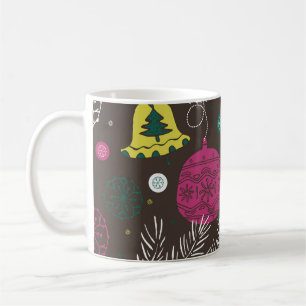 Christmas Winter: Seasonal Pattern. Coffee Mug