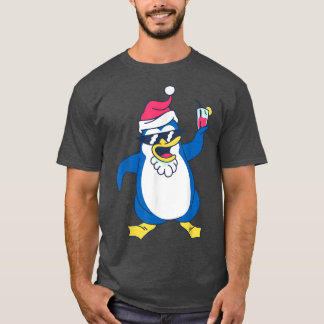 Christmas Winter Snow Costume Santa Claus Drink Pe T-Shirt