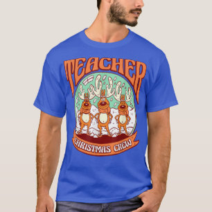 Christmas Winter Snow Teacher School Reindeer T-Shirt
