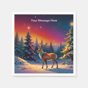 Christmas Winter Wonderland Holiday Season Napkin