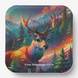 Christmas Winter Wonderland Holiday Season Paper Plate