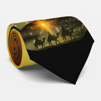 Christmas Wise Men Golden Star of Bethlehem Tie