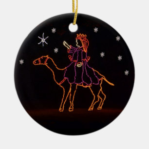 Christmas WIseman Star Camel ZZ H 2016 Ceramic Ornament
