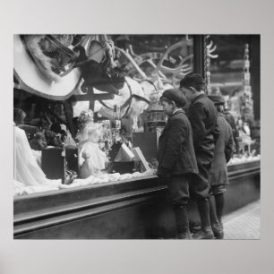 Christmas Wish List, 1920s Poster