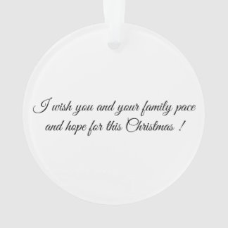 Christmas Wish Ornament