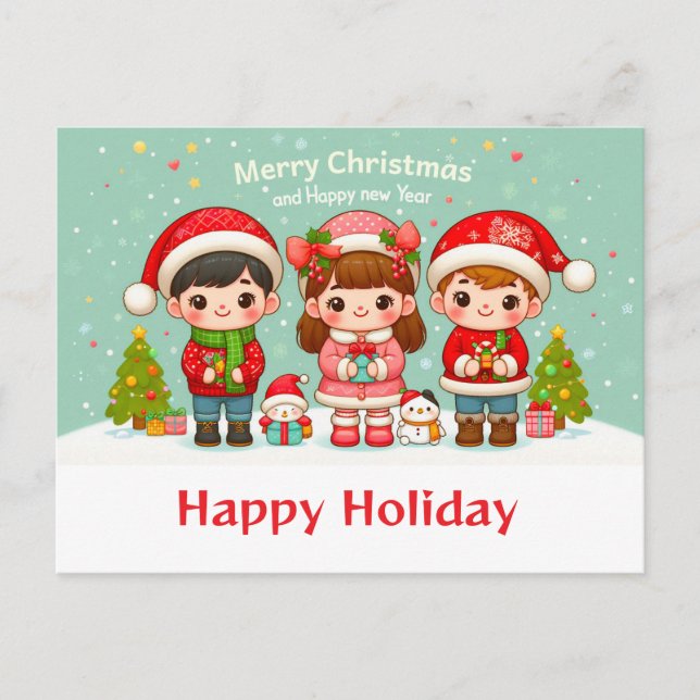 CHRISTMAS wish Postcards  (Front)