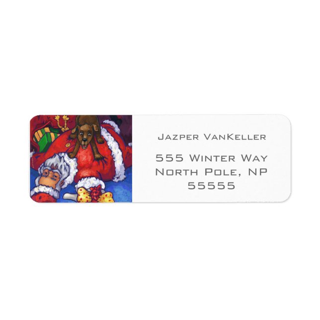 Christmas Wish Return Address Label (Front)