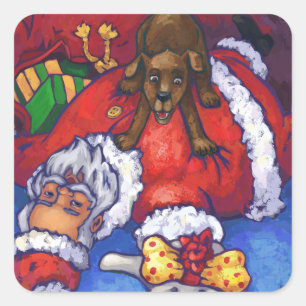 Christmas Wish Square Sticker