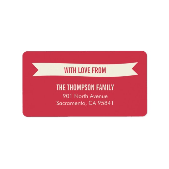 Christmas Wishes Address Labels