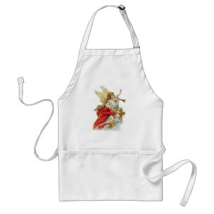 Christmas wishes angels standard apron