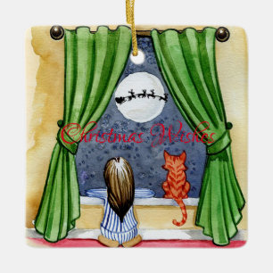 Christmas Wishes Ceramic Tree Decoration