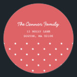 Christmas Wishes Collection Classic Round Sticker<br><div class="desc"></div>