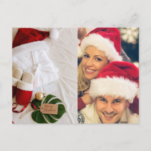 Christmas wishes create your own photo holiday postcard
