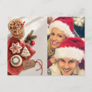 Christmas wishes create your own photo holiday postcard