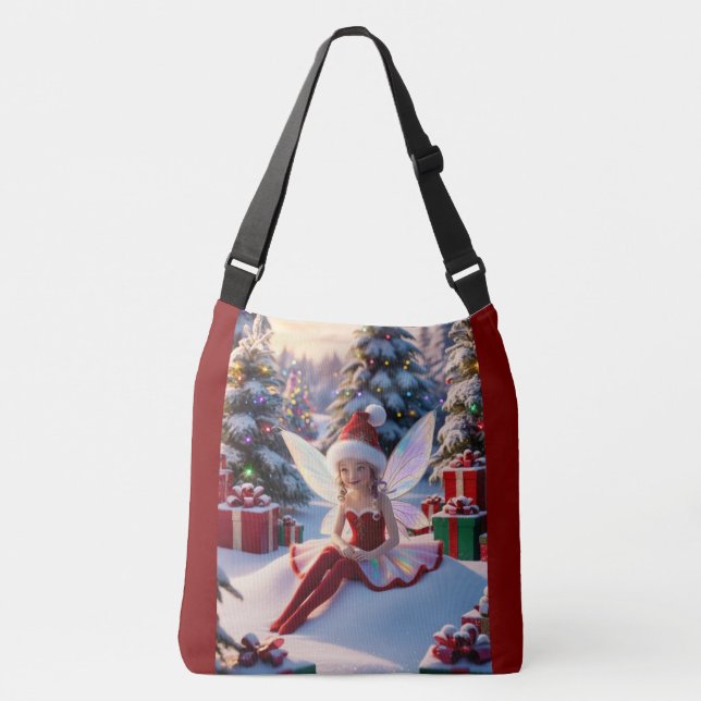 Christmas Wishes  Crossbody Bag (Front)