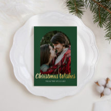 Christmas Wishes Foil Photo Arch