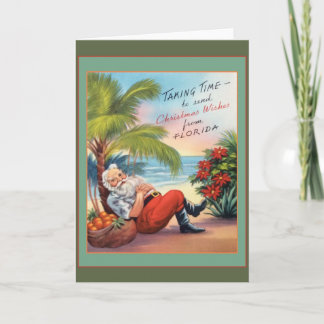 Christmas Wishes from Florida! Holiday Card