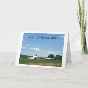CHRISTMAS WISHES FROM THE COUNTRY HOLIDAY CARD