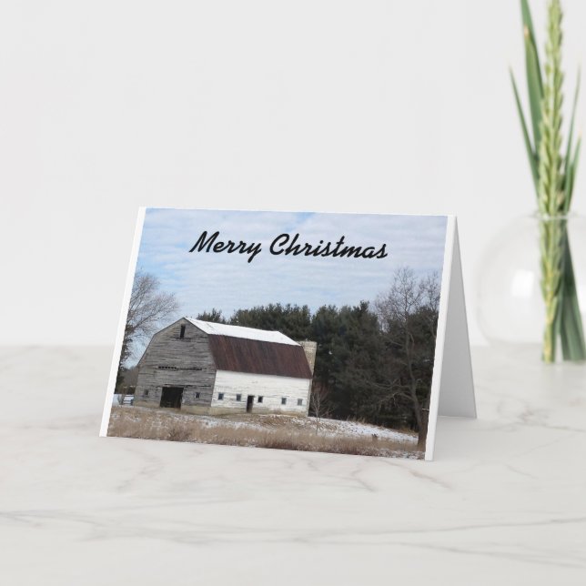 CHRISTMAS WISHES FROM **THE FARM** HOLIDAY CARD (Front)