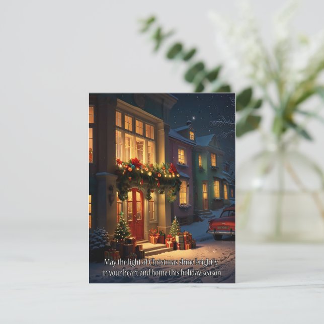 CHRISTMAS WISHES HOLIDAY CARD (Standing Front)