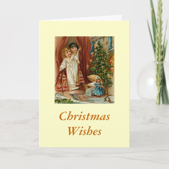 Christmas Wishes Holiday Card (Front)