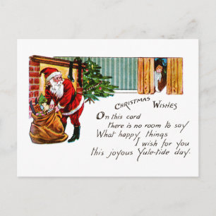 Christmas Wishes Holiday Postcard