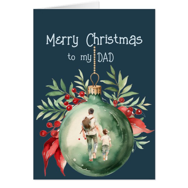 Christmas Wishes & Love for DAD (Front)