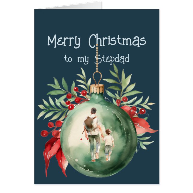 Christmas Wishes & Love for Stepdad (Front)