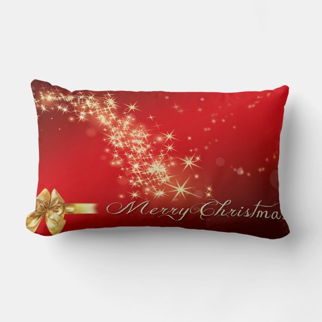 Christmas wishes lumbar cushion (Front)