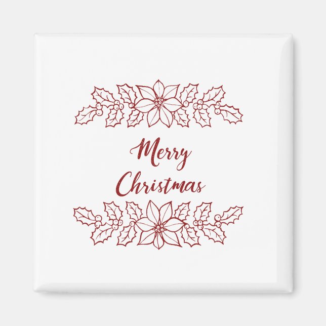 Christmas wishes magnet (Front)