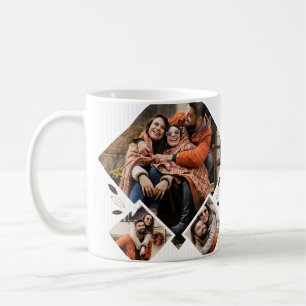 Christmas Wishes Minimalist Three Photos Coffee Mug