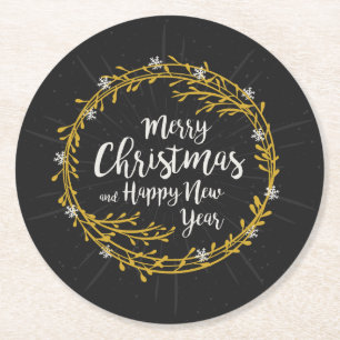Christmas Wishes paper coasters