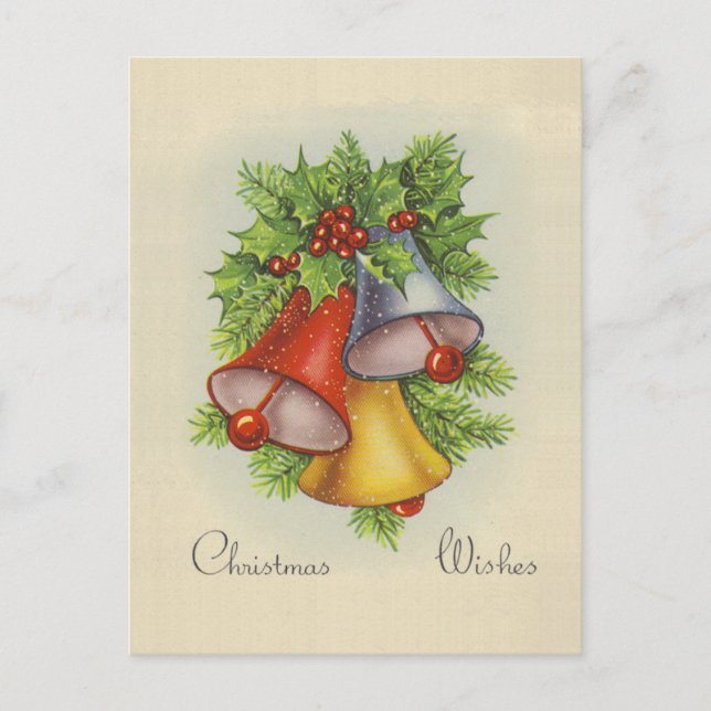 Christmas Wishes Postcard (Front)