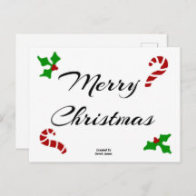 Christmas Wishes Postcard