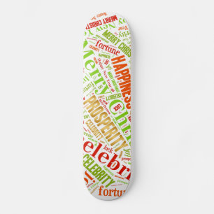 Christmas wishes skateboard