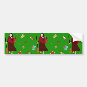christmas witch Befana Bumper Sticker