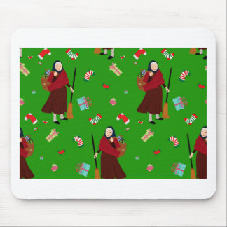 christmas witch Befana Mouse Pad