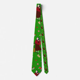 christmas witch Befana Tie